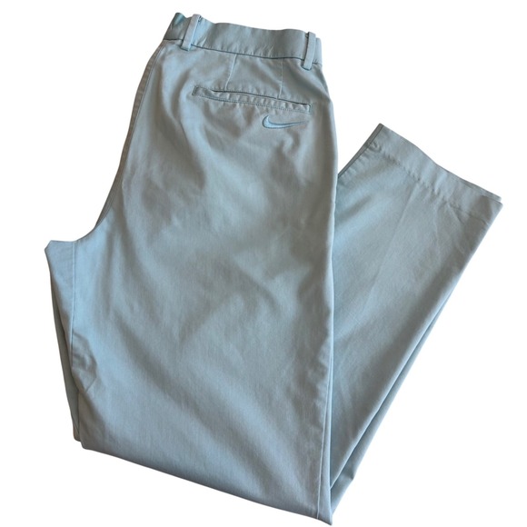 Nike Golf Pants Men's 32x29 Modern Fit Dri-Fit Blue Stretch Performance Trousers - Picture 1 of 10